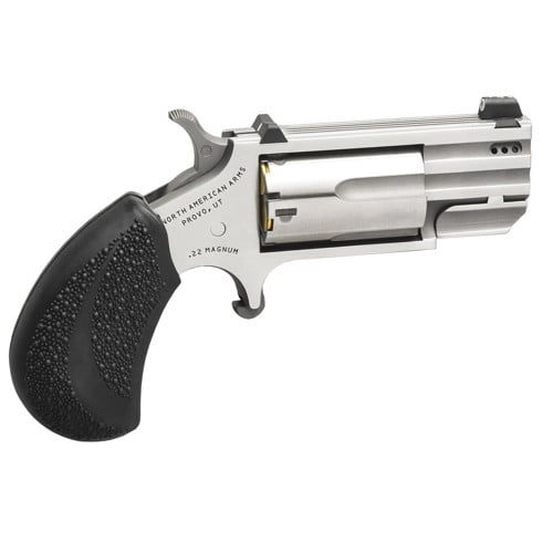 NAA Pug 22 WMR 1" 5rd Ported Mini Revolver w/ Tritium Dot - Stainless for sale at KYGUNCO.