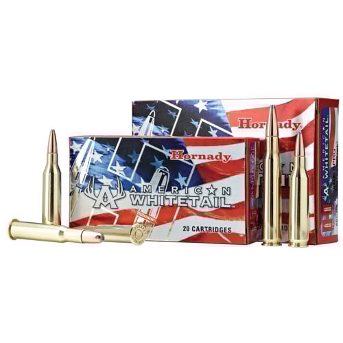 HORNADY American Whitetail 6.5 Creedmoor 129 gr InterLock Spire Point Ammunition | 20 Rounds