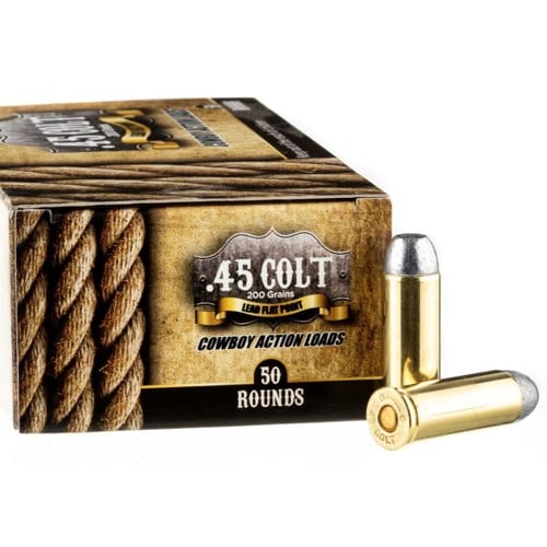 AMERICAN COWBOY AMMO 45 Colt 200Gr Lead Flat Nose Brass 50rd for sale at KYGUNCO.