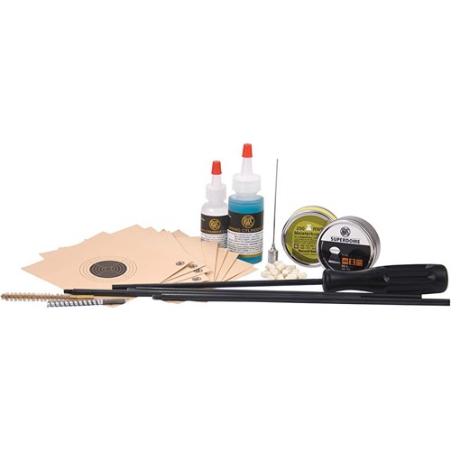 RWS Air Gun Shooter's Kit (Includes 500 Pellets, 25 Cleaning Pellets, Cleaning Kit, & Targets) for sale at KYGUNCO.