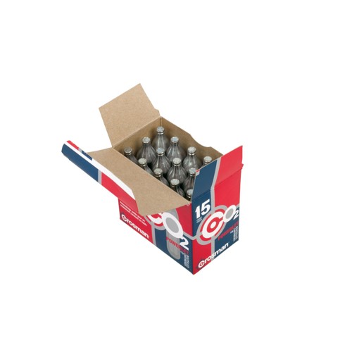 CROSMAN Powerlet 12g CO2 Cartridges 15 Count for sale at KYGUNCO.