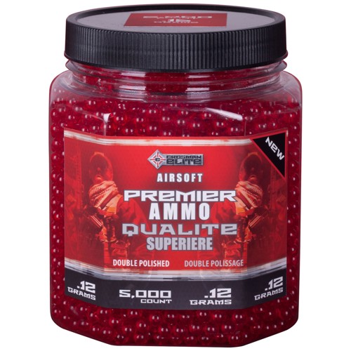 CROSMAN Premier (red) Translucent ammo 6mm 12 gram 5000 ct for sale at KYGUNCO.