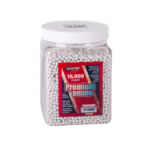 CROSMAN Premier (white) 6mm, .20 gram, 10,000 count for sale at KYGUNCO.
