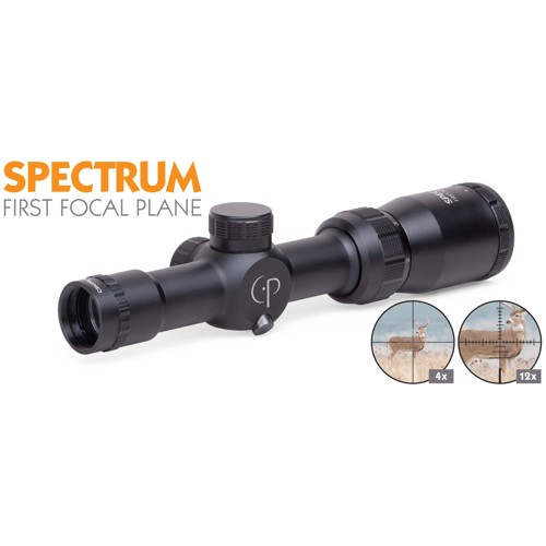 CROSMAN Spectrum 1-4x24mm FFP Riflescope for sale at KYGUNCO.