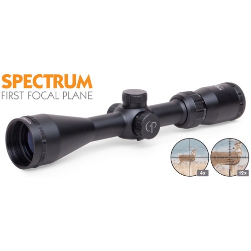 CROSMAN Spectrum 4-12x44mm FFP Riflescope for sale at KYGUNCO.