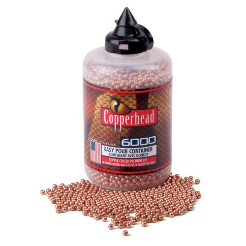CROSMAN Copperhead BB 4.5mm Copper Coated 5.3gr. 6000 Ct for sale at KYGUNCO.