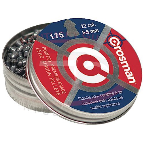 CROSMAN Pointed Pellet .22 Caliber, 14.3 Grain, 175 Count for sale at KYGUNCO.