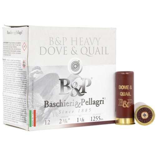 B&P AMMO Dove & Quail 12 Gauge 2.75" 1-1/8oz #8 Shotgun Ammunition | 25 Rounds for sale at KYGUNCO.