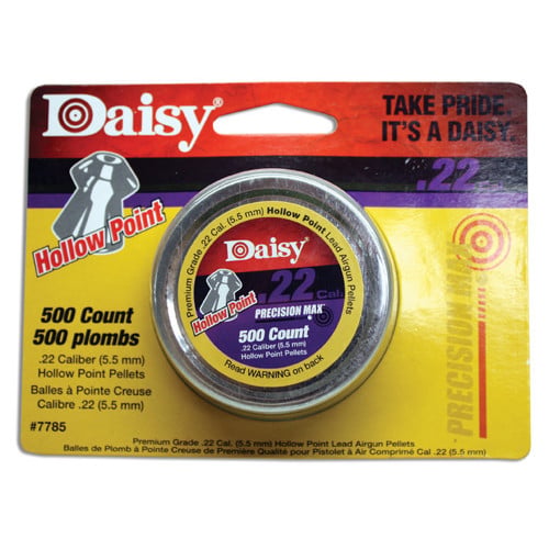 DAISY AIRGUNS 22 Cal Hollow Point Pellets 500 Tin for sale at KYGUNCO.