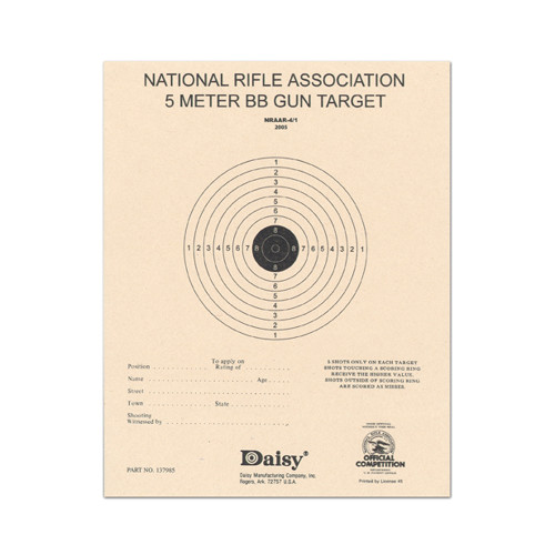 DAISY AIRGUNS 5-Meter BB Targets for sale at KYGUNCO.