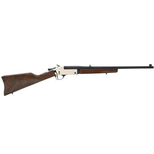 HENRY Brass Single Shot 44 Rem Mag 22" Rifle - Walnut / Black for sale at KYGUNCO.