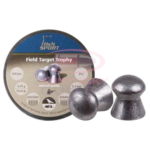 H&N SPORT Field Target Trophy .22 cal. 5.54 mm head-size for sale at KYGUNCO.