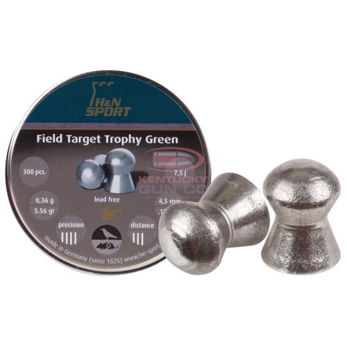 H&N SPORT Field Target Trophy Green .177 cal. lead-free for sale at KYGUNCO.
