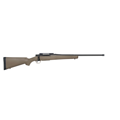 MOSSBERG Patriot 6.5 Creedmoor 22" 5rd Bolt Rifle w/ Threaded & Fluted Barrel - FDE / Black for sale at KYGUNCO.