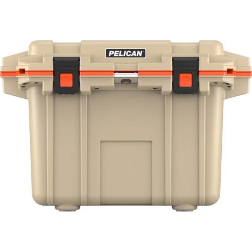 PELICAN 50QT Elite Cooler (Tan/Orange) for sale at KYGUNCO.
