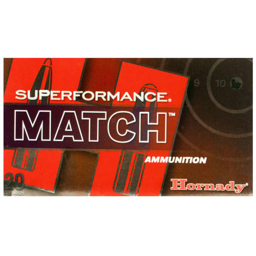 HORNADY Superformance Match 308 Win 168 gr Extremely Low Drag Ammunition | 20 Rounds for sale at KYGUNCO.