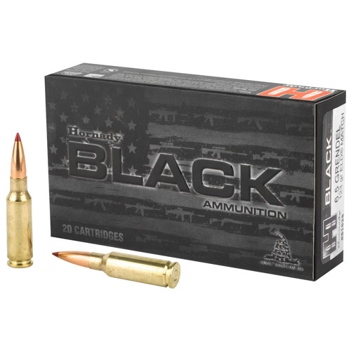 HORNADY Black 6.5 Grendel 123gr ELD Match Brass Ammunition | 20 Rounds for sale at KYGUNCO.