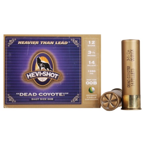 HEVI-SHOT 12Ga Dead Coyote 00 Buck Shot 3" 1-3/8 Wgt 1350 FP for sale at KYGUNCO.