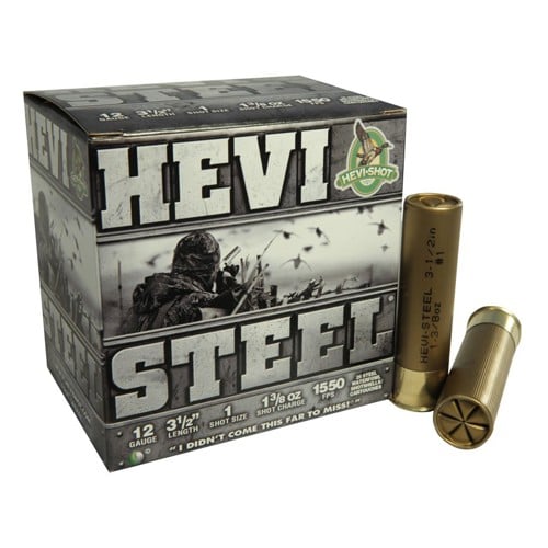HEVI-SHOT 12Ga Hevi Steel 3 Shot 3" 1.25rd Wgt 1500 FPS for sale at KYGUNCO.