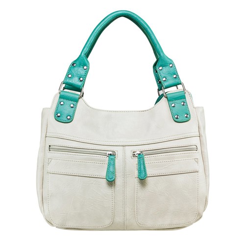 NCSTAR VISM Concealed Carry HOBO BAG- OFF WHITE w/SEAFOAM for sale at KYGUNCO.