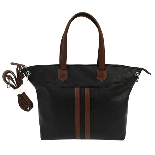 NCSTAR VISM Concealed Carry SATCHEL- BLACK w/BROWN for sale at KYGUNCO.