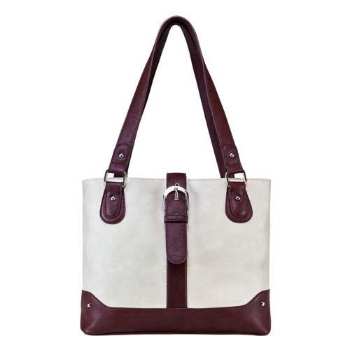 NCSTAR VISM Concealed Carry SHLDR BAG- OFF WHT w/BURGUNDY for sale at KYGUNCO.