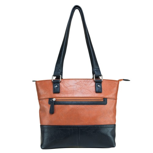 NCSTAR VISM Concealed Carry TOTE BAG/BROWN WITH BLACK for sale at KYGUNCO.