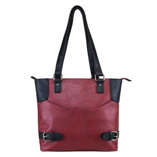 NCSTAR VISM Concealed Carry SATCHEL SMALL- BLK w/BURGUNDY for sale at KYGUNCO.