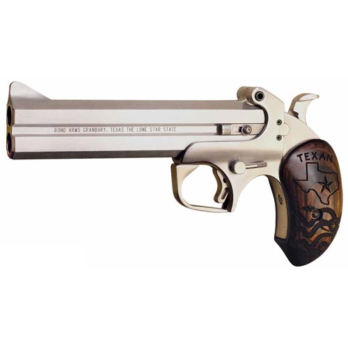 BOND ARMS Texan 45 LC / 410 Gauge 6" 2rd Pistol - Stainless for sale at KYGUNCO.