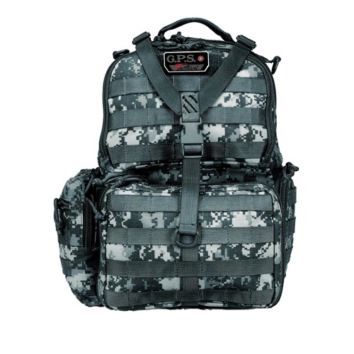 GPS Tactical Range Backpack holds 3 Hndgn Gray Digital for sale at KYGUNCO.
