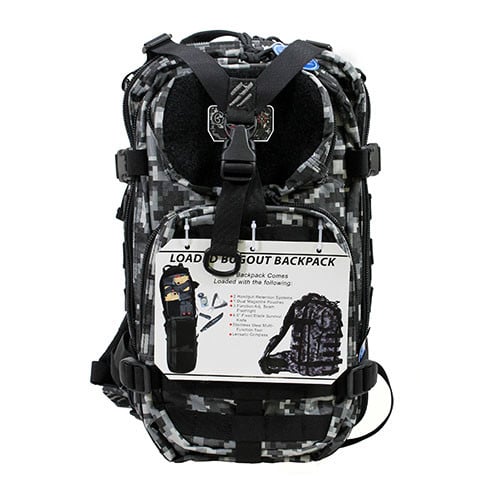 GPS Tactical Bugout "Loaded" Backpack-Med Gray Digital for sale at KYGUNCO.