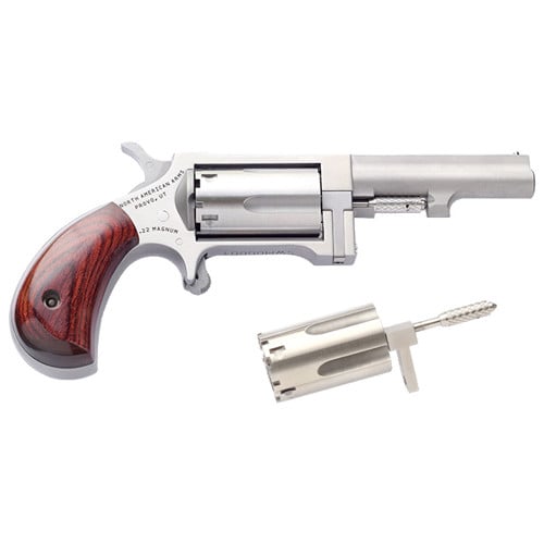 NAA Sidewinder Conversion 22LR/22Mag 2.5" SS 5rd Wood for sale at KYGUNCO.