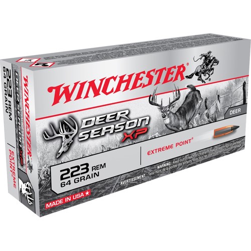 WINCHESTER AMMO Deer Season XP 223 Rem 64Gr Extreme Point 20rd for sale at KYGUNCO.