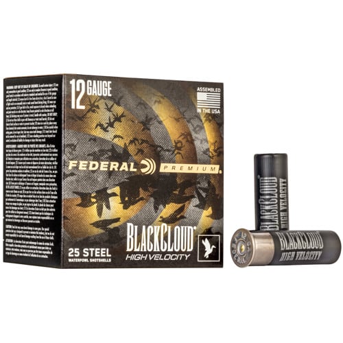 FEDERAL AMMO 12Ga Black Cloud Wtrfwl 3" 1-1/8oz BB HiVlcty 25rd for sale at KYGUNCO.