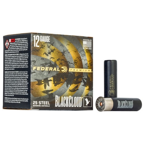 FEDERAL AMMO 12Ga Black Cloud Wtrfwl 3-1/2" 1-1/2oz BB 25rd for sale at KYGUNCO.