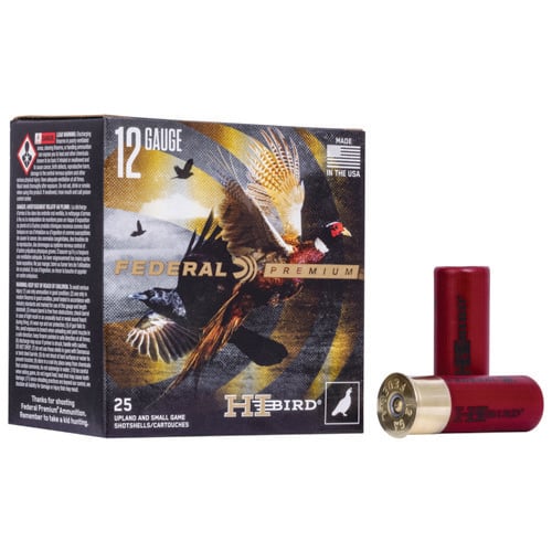 FEDERAL AMMO Hi-Bird 12 Gauge 2-3/4" 1-1/8oz #7.5 Shotgun Ammunition | 25 Rounds for sale at KYGUNCO.
