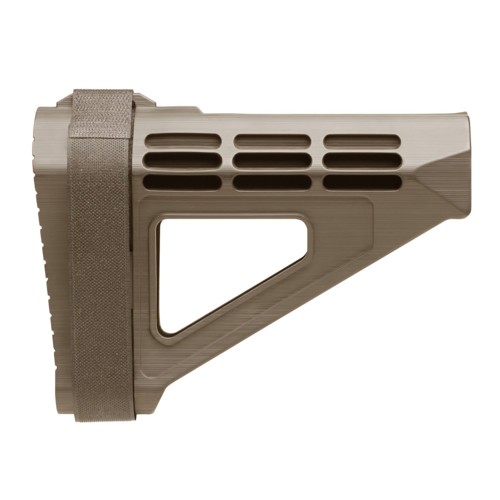 SB TACTICAL SBM4 Brace AR Style FDE SBT Logo /Tubes 1.1"-1.25" for sale at KYGUNCO.