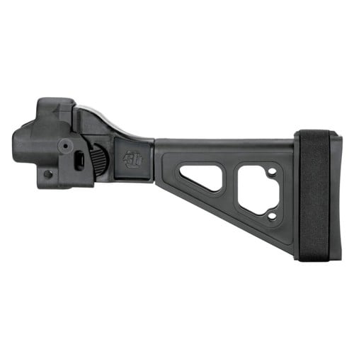 SB TACTICAL SBT5 Side Folding Brace Blk, SBT Logo, MP5 Adapter for sale at KYGUNCO.