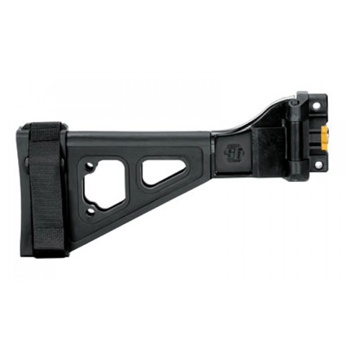 SB TACTICAL SBT5K Side Folding Brace Blk, SBT Logo, MP5K Adptr for sale at KYGUNCO.