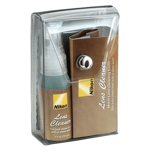 NIKON Lens Cleaner Kit (includes spray bottle & cloth) for sale at KYGUNCO.