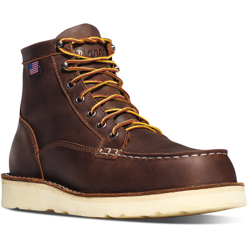 DANNER Bull Run Moc Toe 6" Brown Cristy Hunting Boots for sale at KYGUNCO.