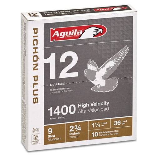 AGUILA AMMO 12Ga Hunting 2.75" 1-1/4 oz 9 Shot 10rd for sale at KYGUNCO.