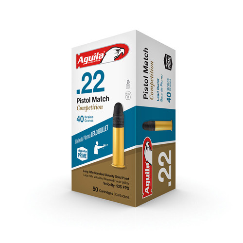 AGUILA AMMO 22 LR 40Gr LSP Pistol Match 50rd for sale at KYGUNCO.