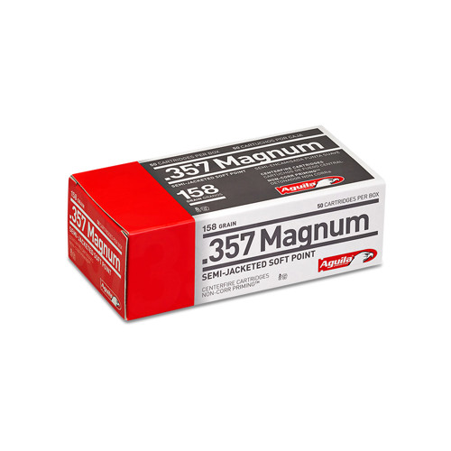 AGUILA AMMO 357 Mag 158Gr SJSP 50rd for sale at KYGUNCO.
