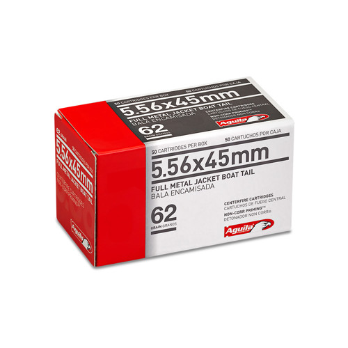 AGUILA AMMO 5.56 62Gr FMJ Boat-tail 50rd for sale at KYGUNCO.