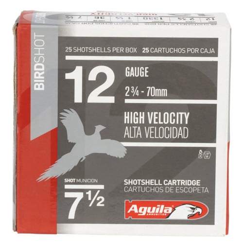 AGUILA AMMO 12Ga Hunting 2.75" Lead 1-1/4 oz 7.5 Shot 25rd for sale at KYGUNCO.