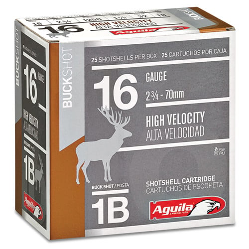 AGUILA AMMO 16Ga Field High Velocity 2.75" 1-1/8oz 1Buck 25rd for sale at KYGUNCO.