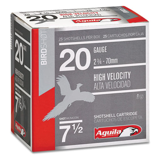 AGUILA AMMO 20Ga Hunting 2.75" 1 oz 7.5 Shot 25rd for sale at KYGUNCO.