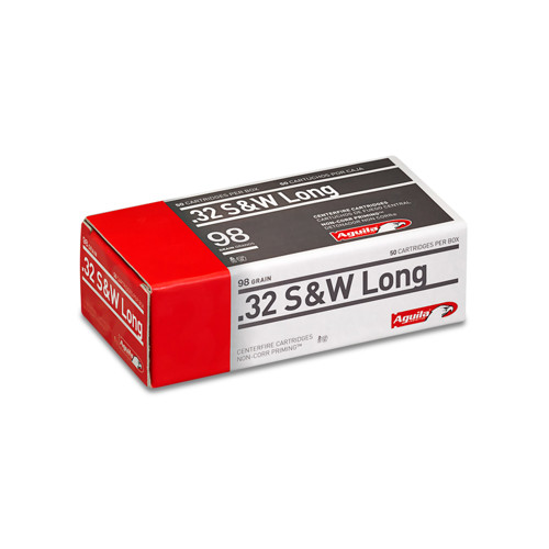 AGUILA AMMO 32 SW Long 98Gr LRN 50rd for sale at KYGUNCO.