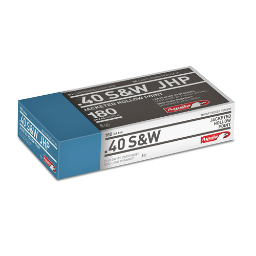 AGUILA AMMO 40 SW 180Gr JHP 50rd for sale at KYGUNCO.